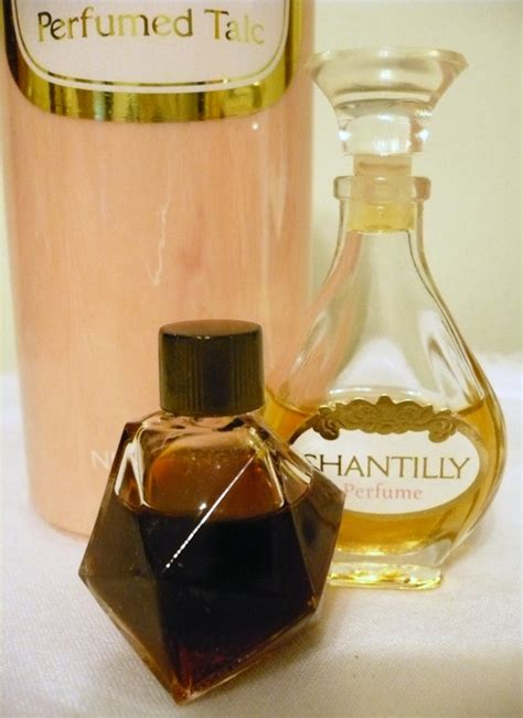 chantilly perfume talc metal box|VINTAGE CHANTILLY PARFUM BOXED GIFT SET, PARFUM, .